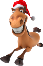 новогодний конь