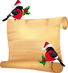 новогодний свиток