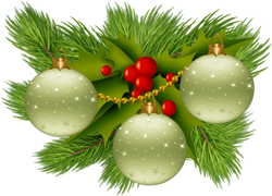 ветка с игрушками