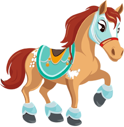 новогодний конь