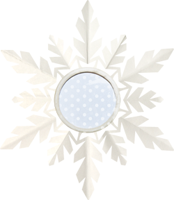 белые снежинки